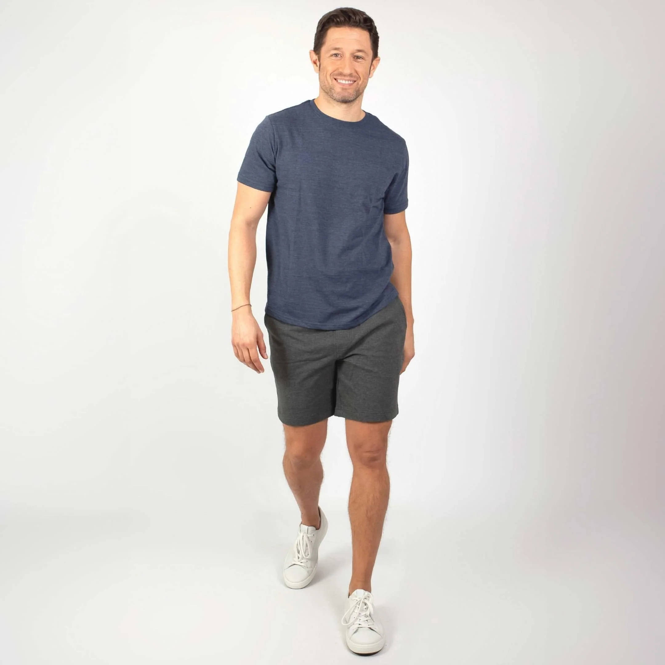 Charcoal French Terry Short - Image 3