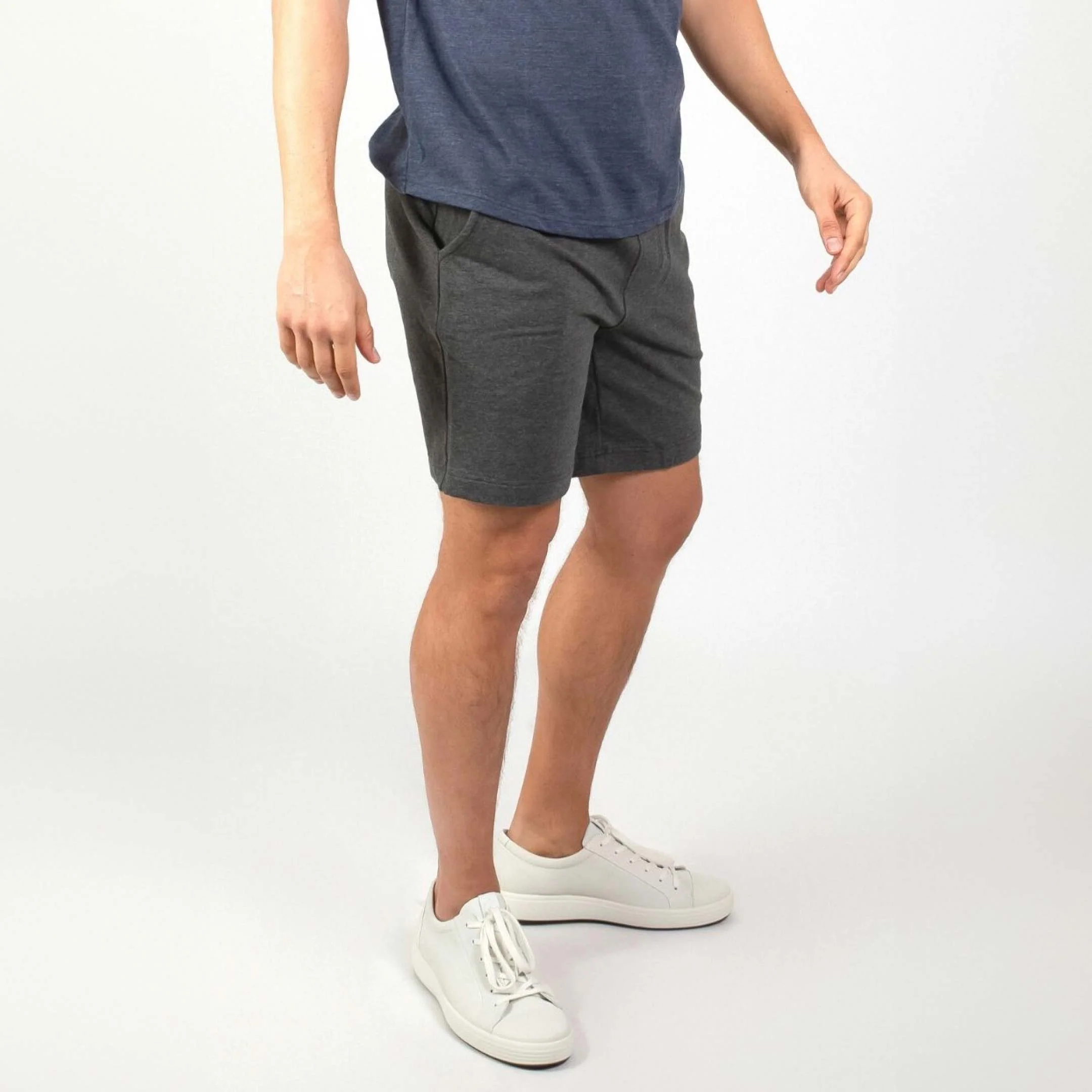 Charcoal French Terry Short - Image 4