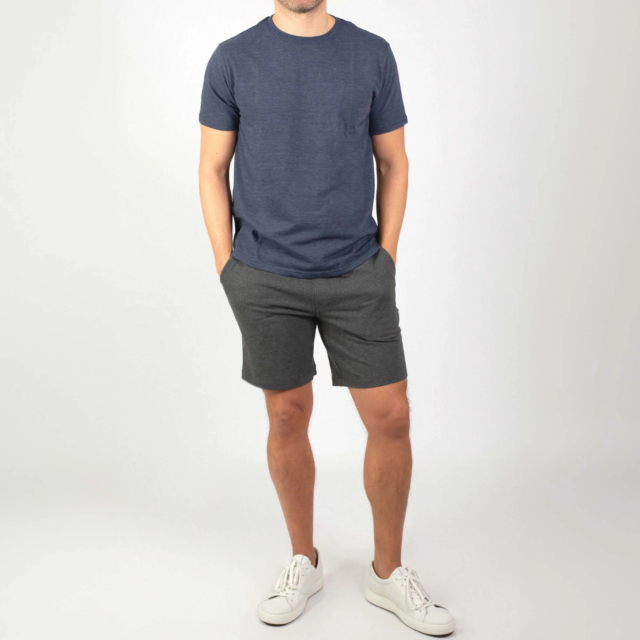 Charcoal French Terry Short - Image 5
