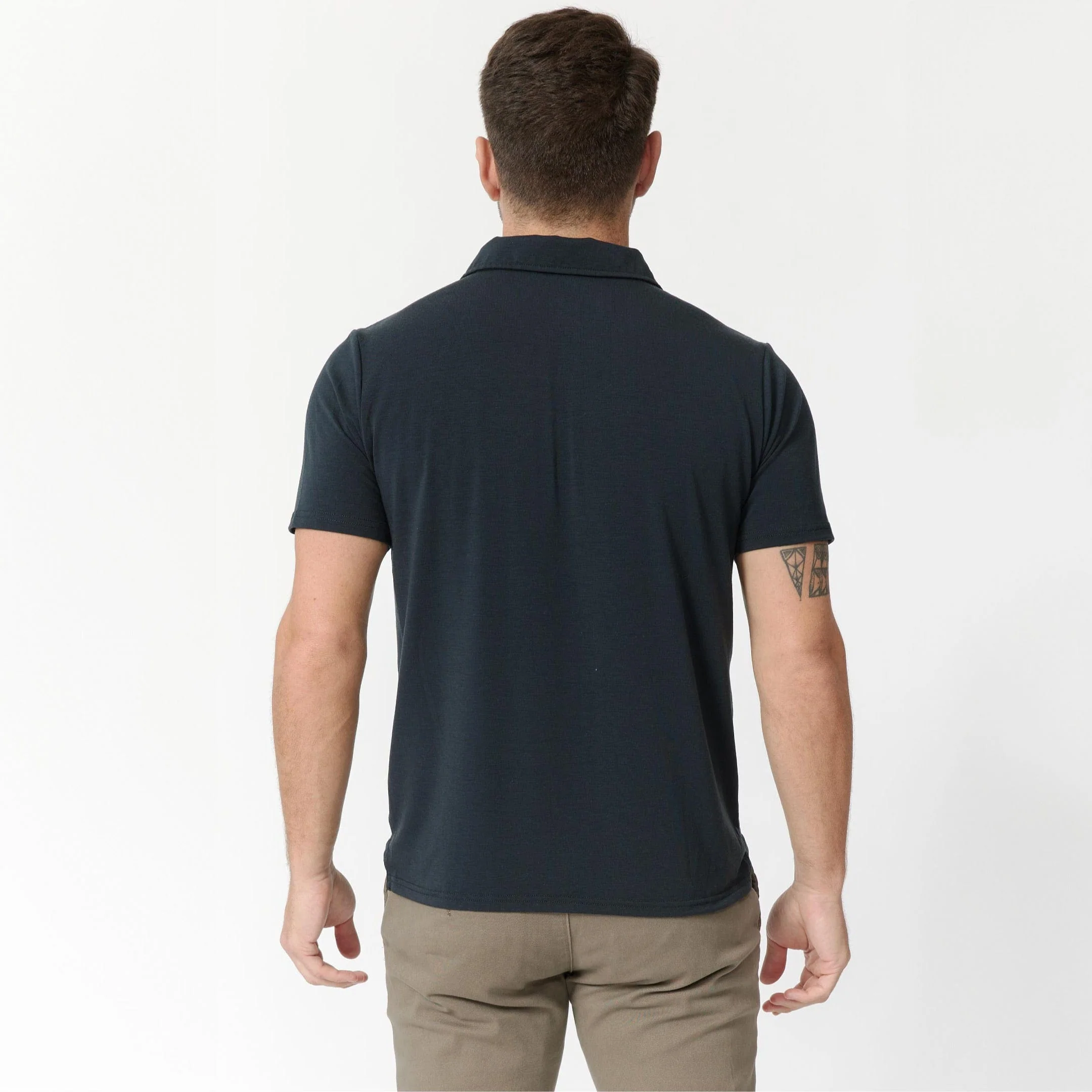 Charcoal Tech Polo - Image 3