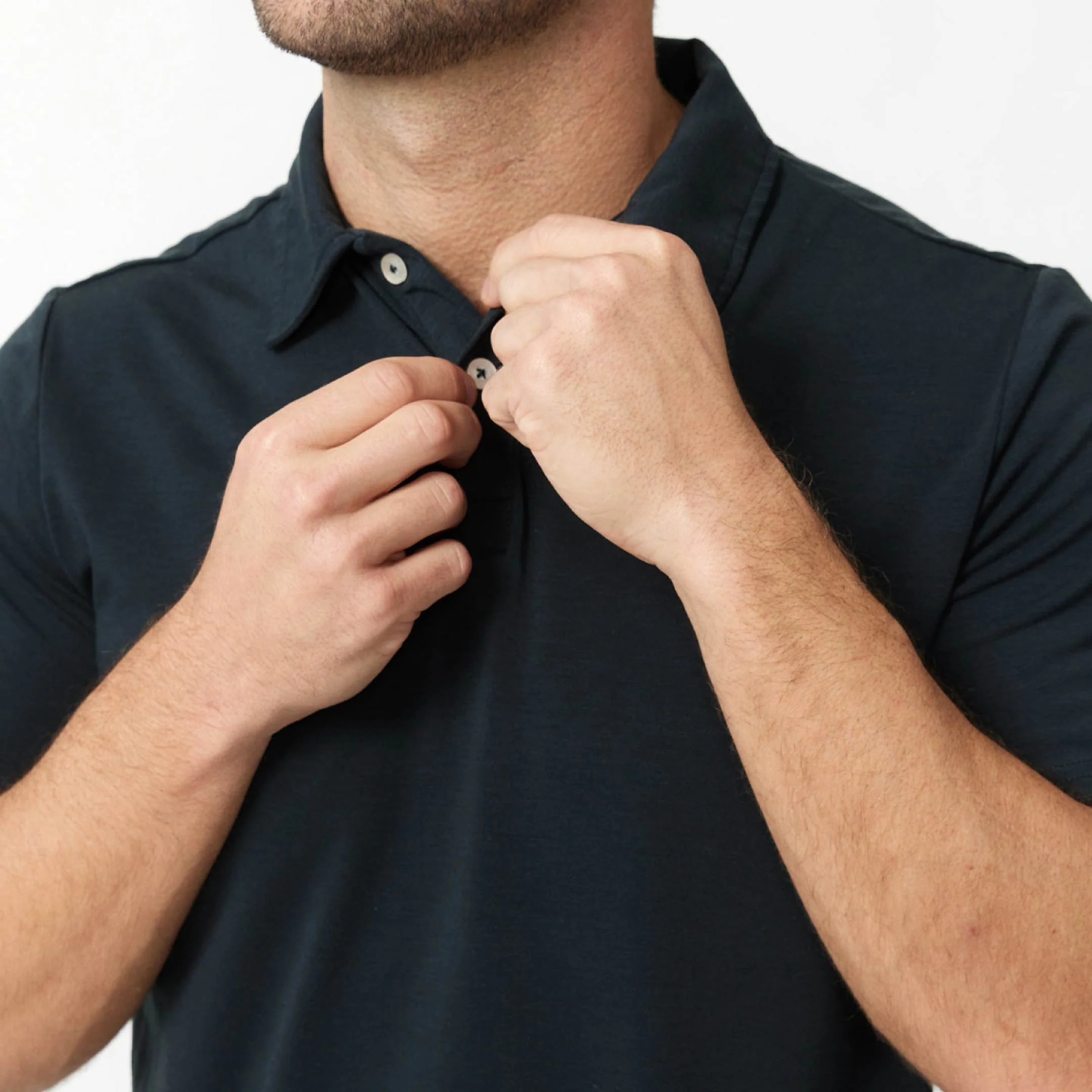 Charcoal Tech Polo - Image 4
