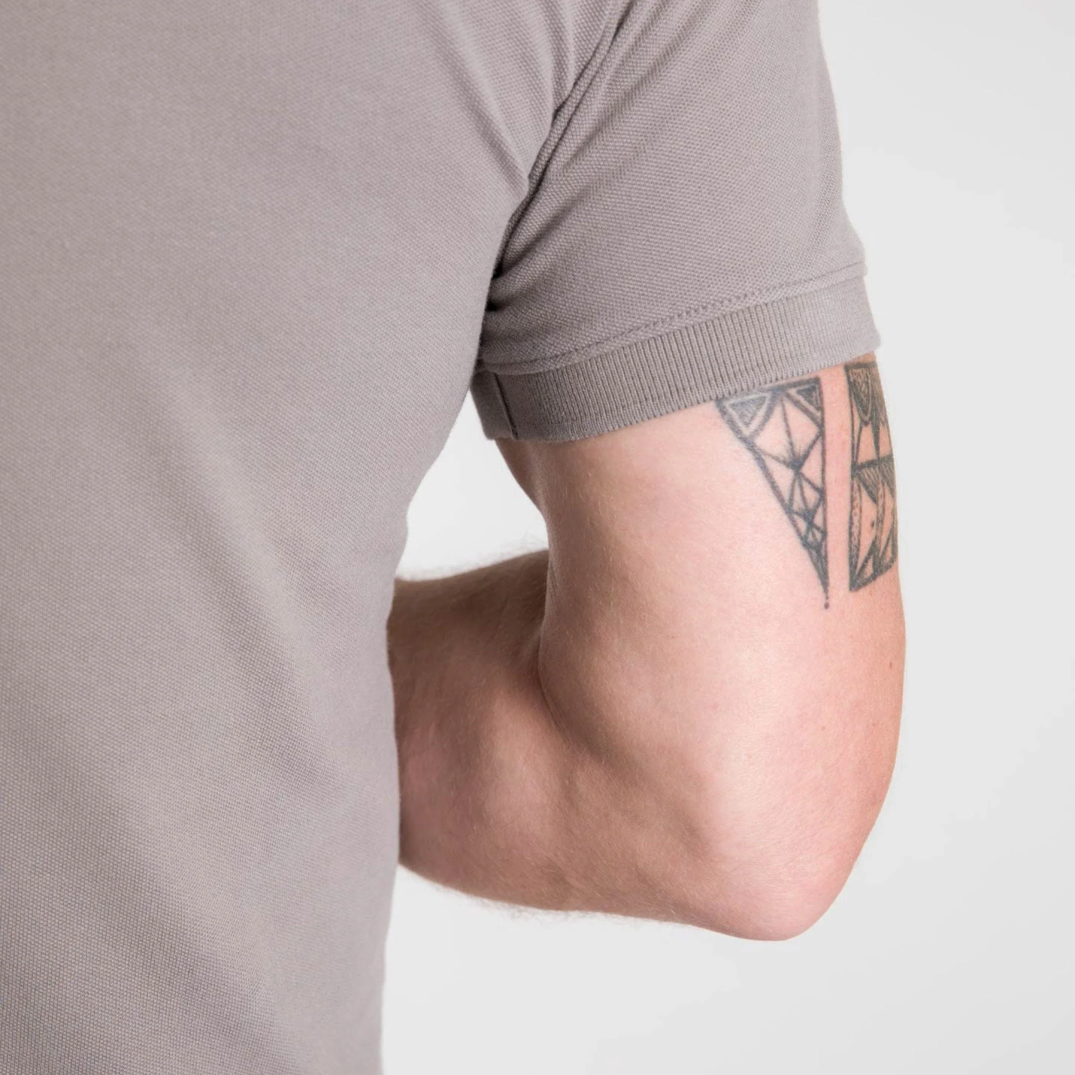 Grey Pique Daily Polo - Image 5