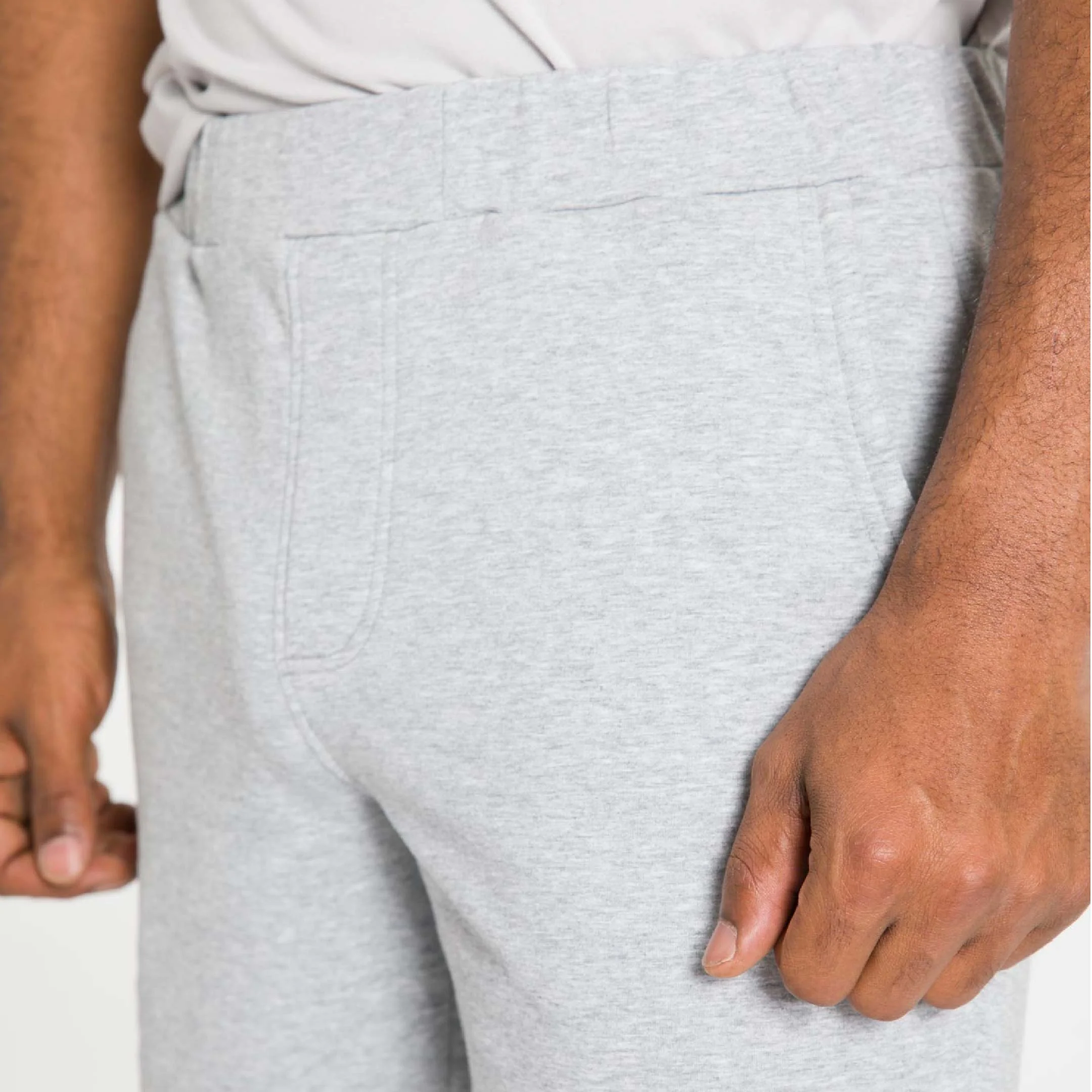 Light Grey French Terry Short - Image 6