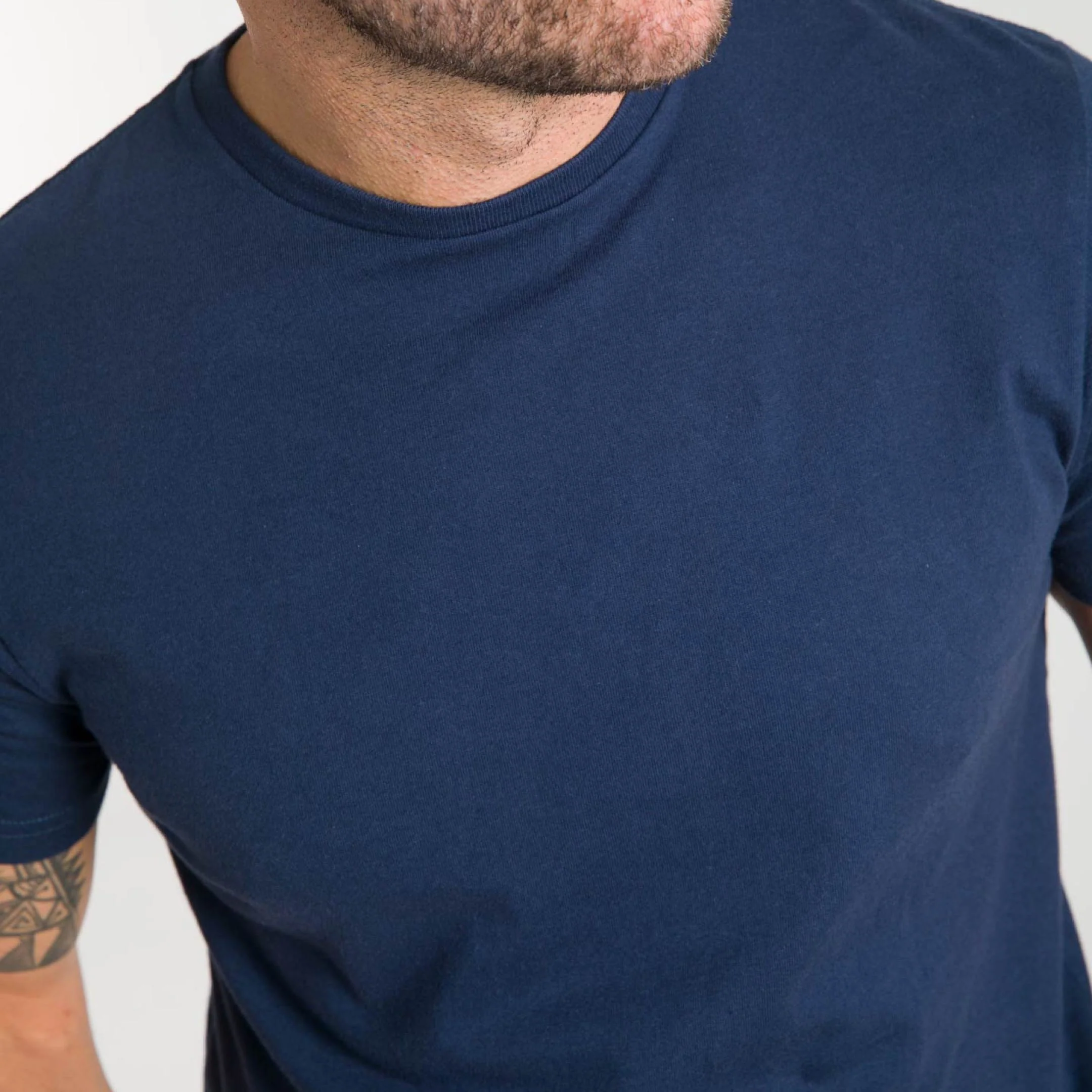 Navy Crew Neck Tee - Image 4