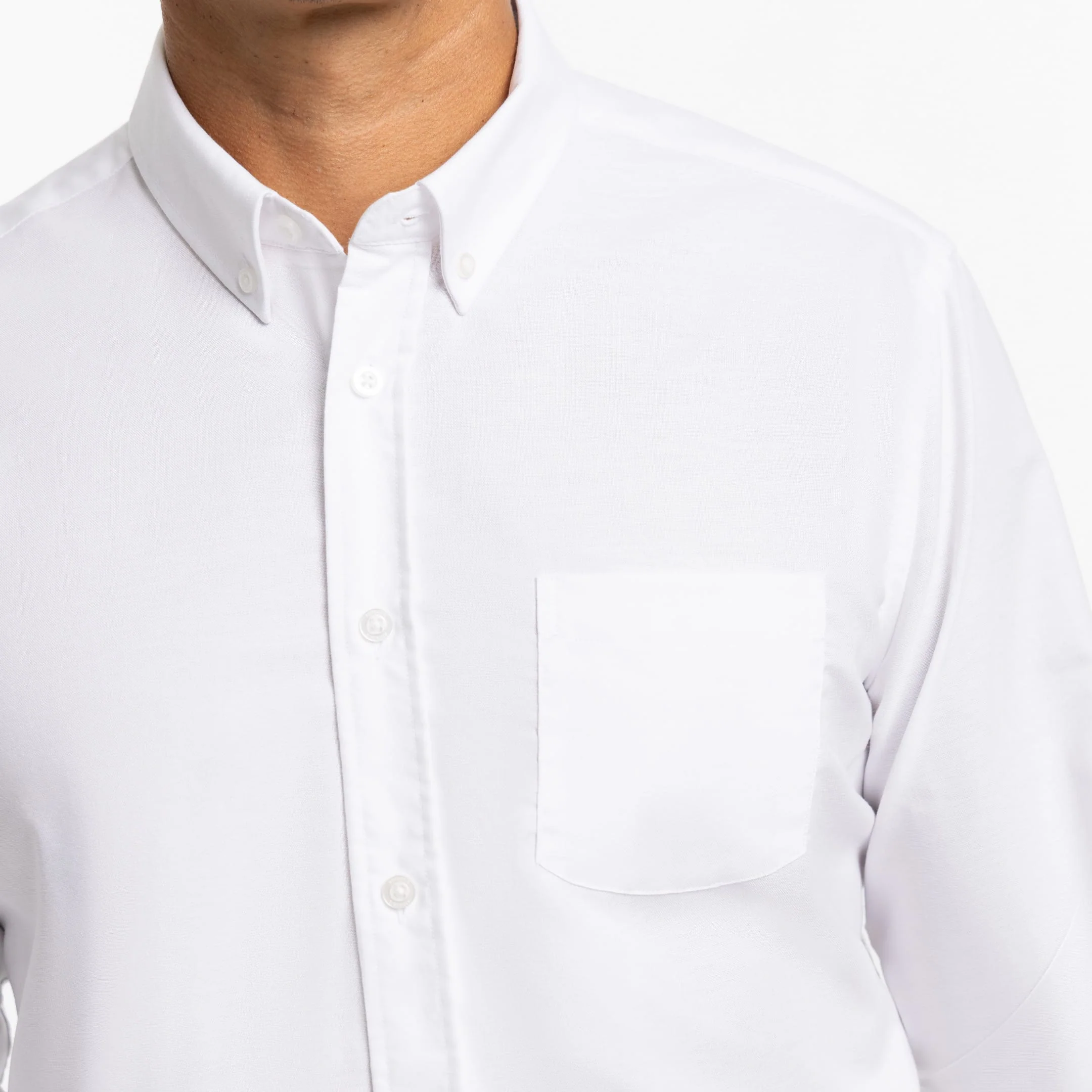 White Oxford Wrinkle Free Shirt - Image 4